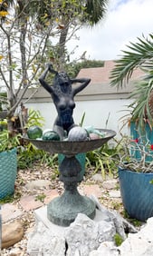 NUDE BEAUTY FOUNTAIN WITH BASIN