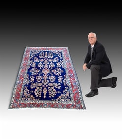 ESTATE ORIENTAL CARPET RICHLY HUED SAROUK DESIGN