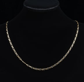 STUNNINGS 18K ITALIAN FIGARO CHAIN