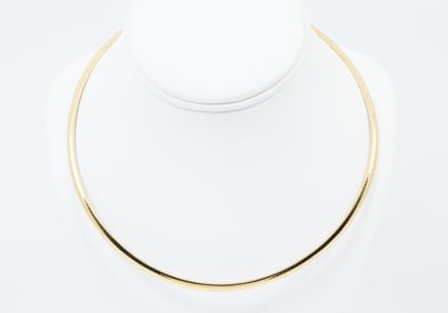 STUNNING 14K 8MM OMEGA ITALIAN CHAIN