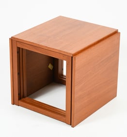 KAI KRISTIANSEN MODEL 33 TEAK CUBE NESTING TABLES