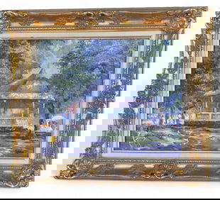 ROBERT HAMMAN “GAZEBO – SAN ANTONIO” PAINTING