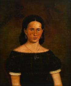 19TH CENTURY PORTRAIT OF YOUNG WOMAN