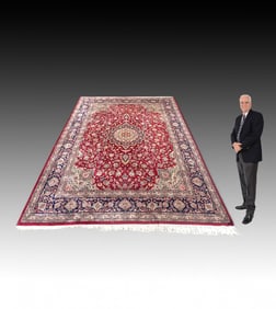 LARGE ORIENTAL PERSIAN ISFAHAN DESIGN CARPET