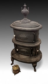 CAST IRON FORTUNA STOVE AND SMUDGE POT