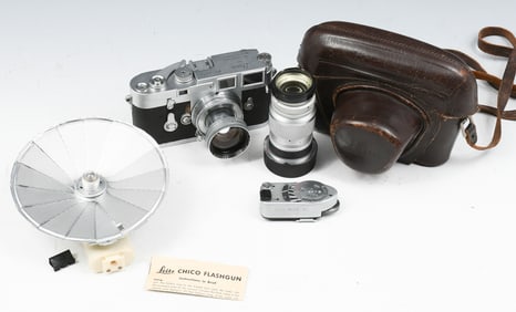 LEICA M3 DOUBLE STROKE CAMERA & ACCESSORIES
