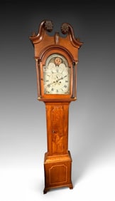 CHRISTIAN BIXLER TALL CASE CLOCK EASTON, PA