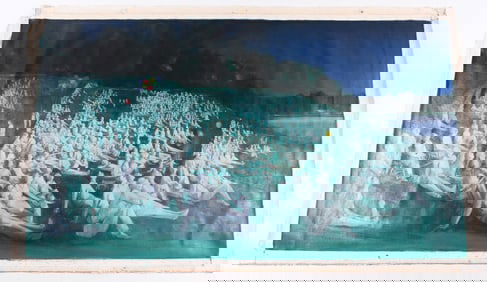 LARGE JOSEPH JESWALD PAINTING