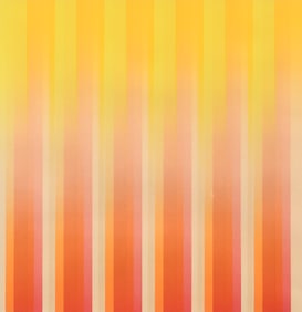 ILLEGIBLY SIGNED COLOR FIELD LITHOGRAPH