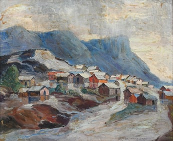 OLIVER MILBURN LANDSCAPE PAINTING