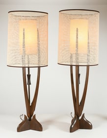 PR. ADRIAN PEARSALL MID-CENTURY MODERN LAMPS