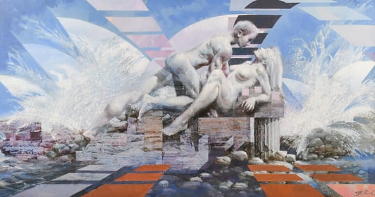 ORIGINAL EROTIC PAINTING BY BILLICH