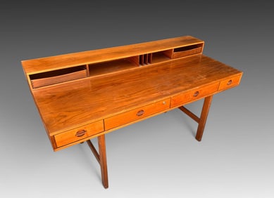 PETER LOVIG NIELSEN DANISH MODERN TEAK DESK