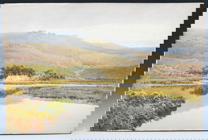 ARTHUR SUKER PANORAMIC IRISH LANDSCAPE PAINTING