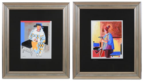 TWO HELMUT PREISS PAINTINGS