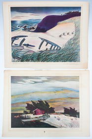 TWO BUELL WHITEHEAD FLORIDA LITHOGRAPHS