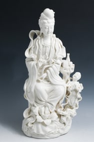 BLANC DE CHINE QUANYIN STATUE