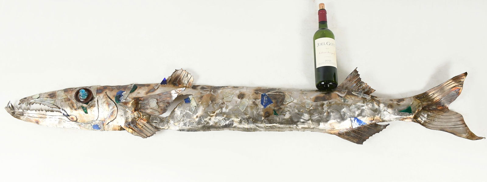 VINCE ANTHONY LIFESIZE BARRACUDA SCULPTURE (1 of 6)