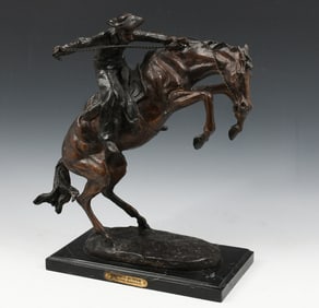 BRONCO BUSTER BRONZE AFTER REMINGTON