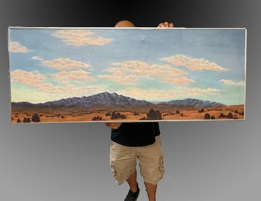 JUDITH HILL “NORTH TOWARDS THE ORTIZ” PAINTING