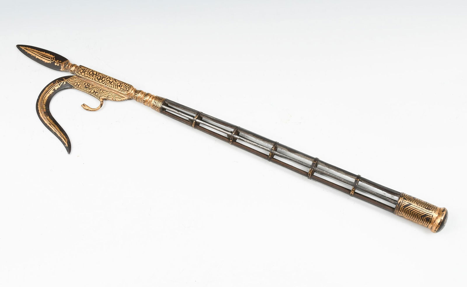 METAL ANKUSHA ELEPHANT GOAD WITH GOLD OVERLAY (1 of 5)