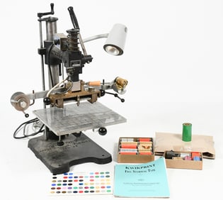 KWIKPRINT MODEL 86 HOT FOIL STAMPING MACHINE