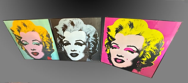 3 WARHOL MARILYN MONROE PRINTS BY ACHENBACH