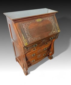 LATE VICTORIAN SLANT FRONT DESK
