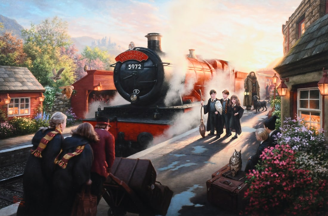 “HARRY POTTER HOGWARTS EXPRESS” EMBELLISHED GICLEE (1 of 8)