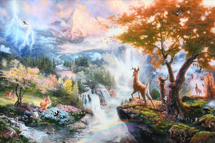KINKADE STUDIOS “BAMBI’S FIRST YEAR” GICLEE