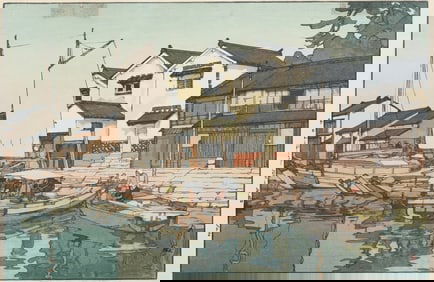 HIROSHI YOSHIDA JAPANESE WOODBLOCK PRINT