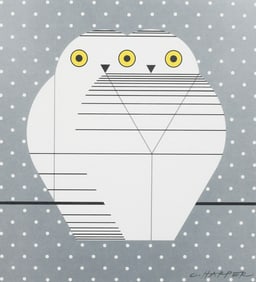 CHARLEY HARPER “MR. AND MRS. OWL” SERIGRAPH