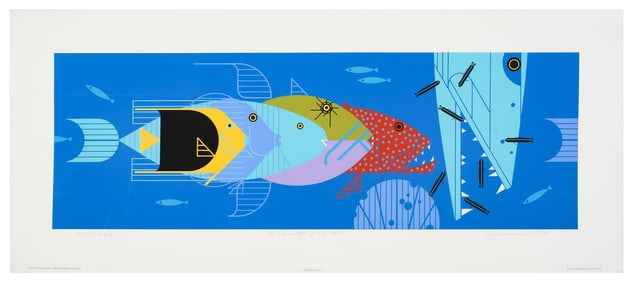 CHARLEY HARPER “PISCINE QUEUES” SERIGRAPH