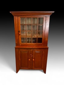 EARLY STEPBACK CUPBOARD