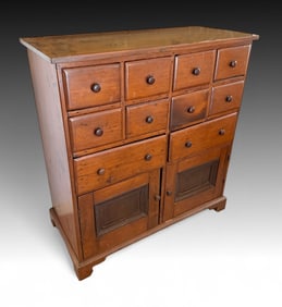 19TH CENTURY AMERICAN APOTHECARY CHEST