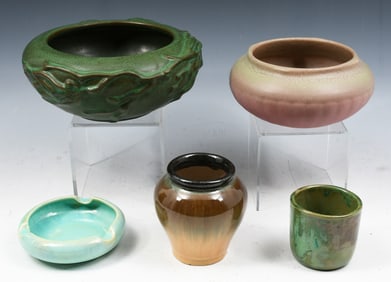 5 PC. ART POTTERY COLLECTION