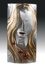 COURTNEY/ROMMEL RICAURTE METAL FEMALE PORTRAIT