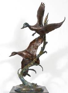 GEOFFREY SMITH DUCKS BRONZE