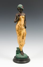 SIGNED JEAN PATOU DECO-ERA BRONZE