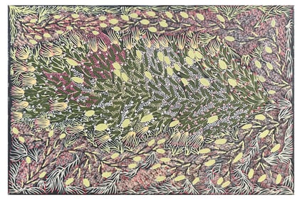 ABORIGINAL PAINTING BY EUNICE NAPANGARDI