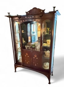 GLASGOW SCHOOL ART NOUVEAU VITRINE/CURIO