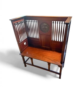 ARTS & CRAFTS SHAPLAND & PETTER HALL SETTEE