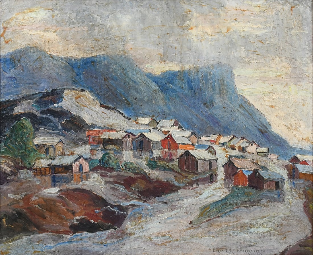 OLIVER MILBURN LANDSCAPE PAINTING (1 of 4)