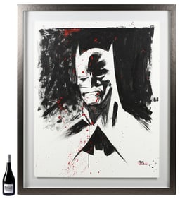 BATMAN WATERCOLOR PORTRAIT