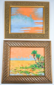 2PC. GREG BEHYMER FLORIDA PAINTING LOT