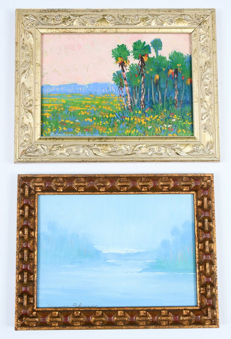 2PC. GREG BEHYMER FLORIDA PAINTING LOT (1 of 3)