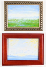 2PC. GREG BEHYMER FLORIDA PAINTING LOT