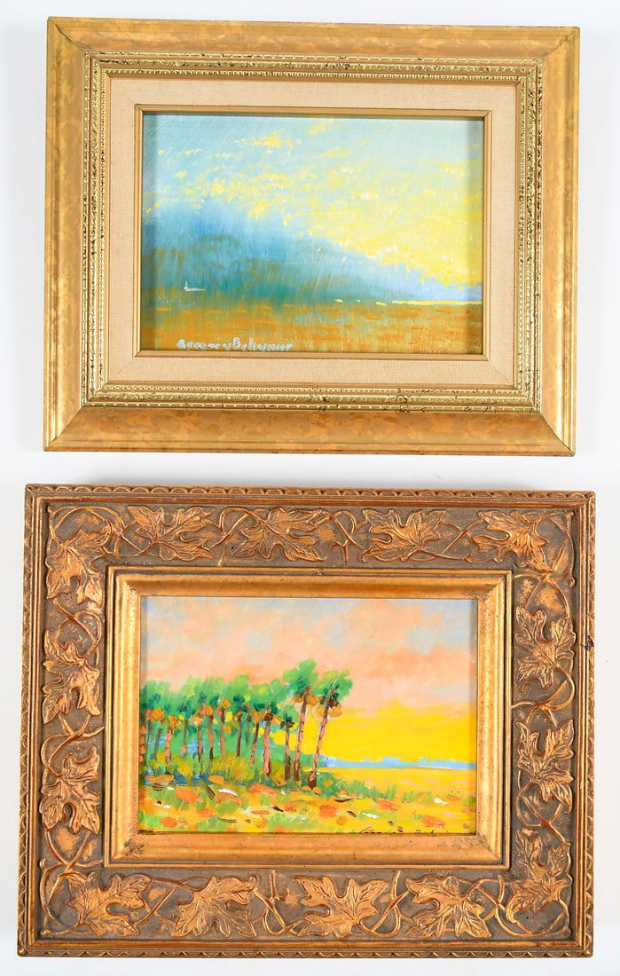 2PC. GREG BEHYMER FLORIDA PAINTING LOT (1 of 3)