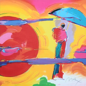 PETER MAX "NEW MOON" SERIGRAPH
