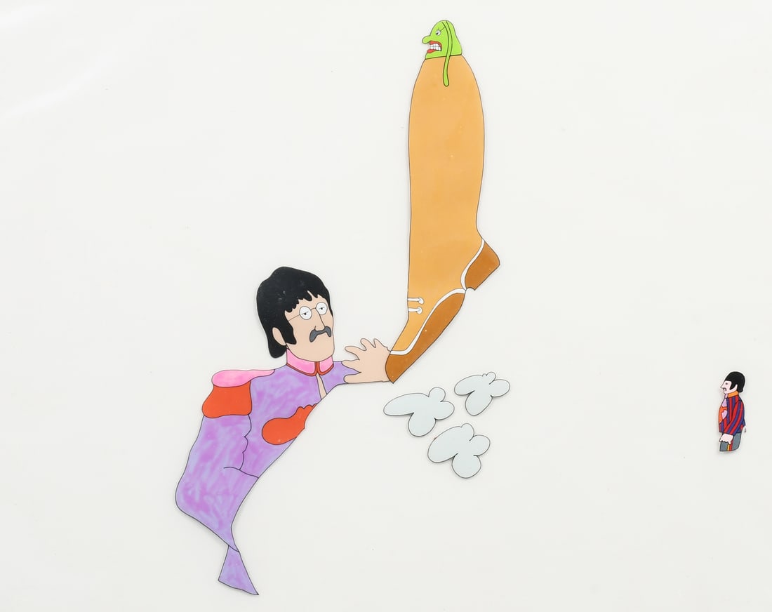 PRODUCTION CEL FOR THE BEATLES’"YELLOW SUBMARINE" (1 of 5)